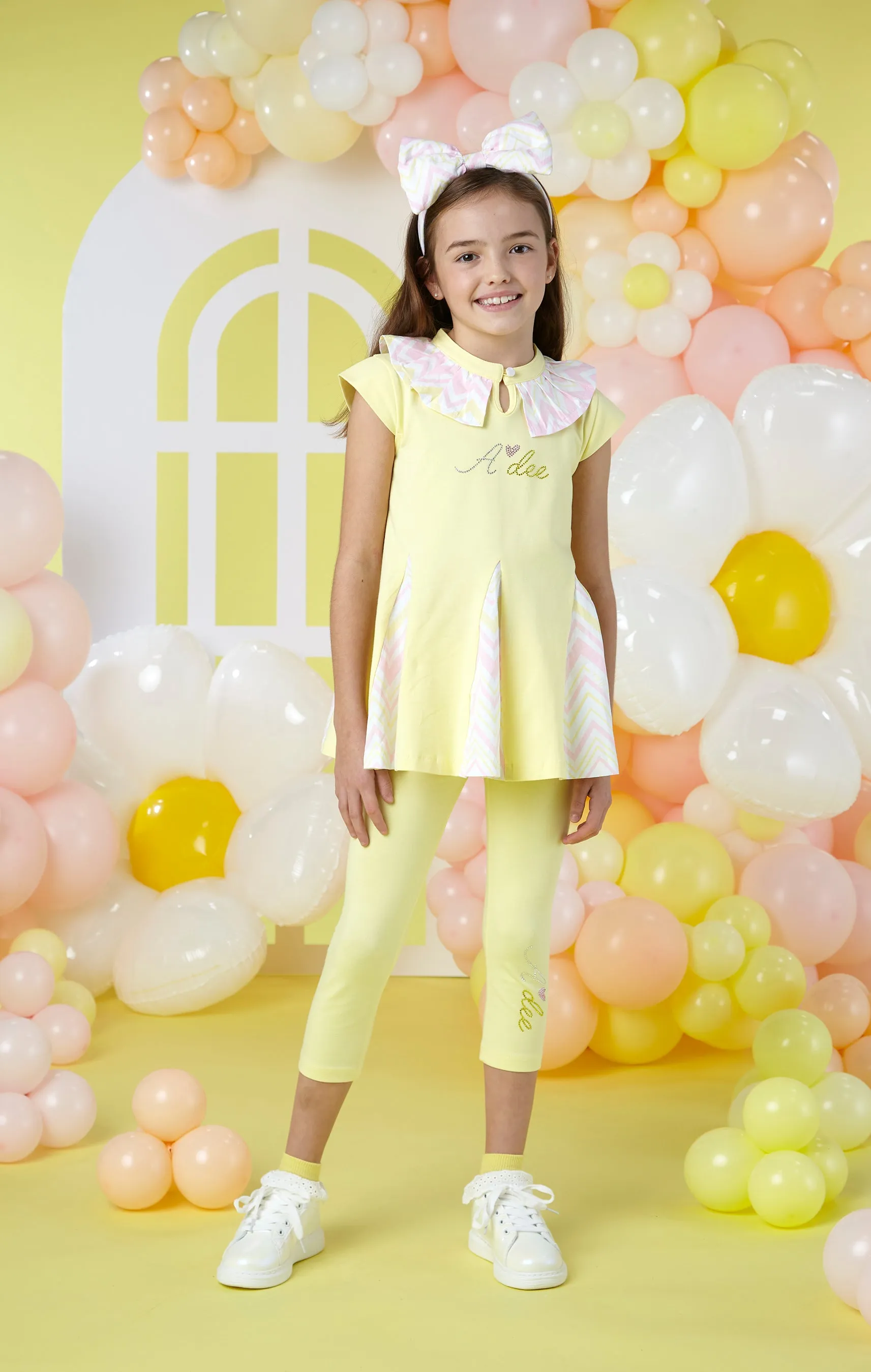 A'Dee - Lemon 2 piece legging set, Lottie