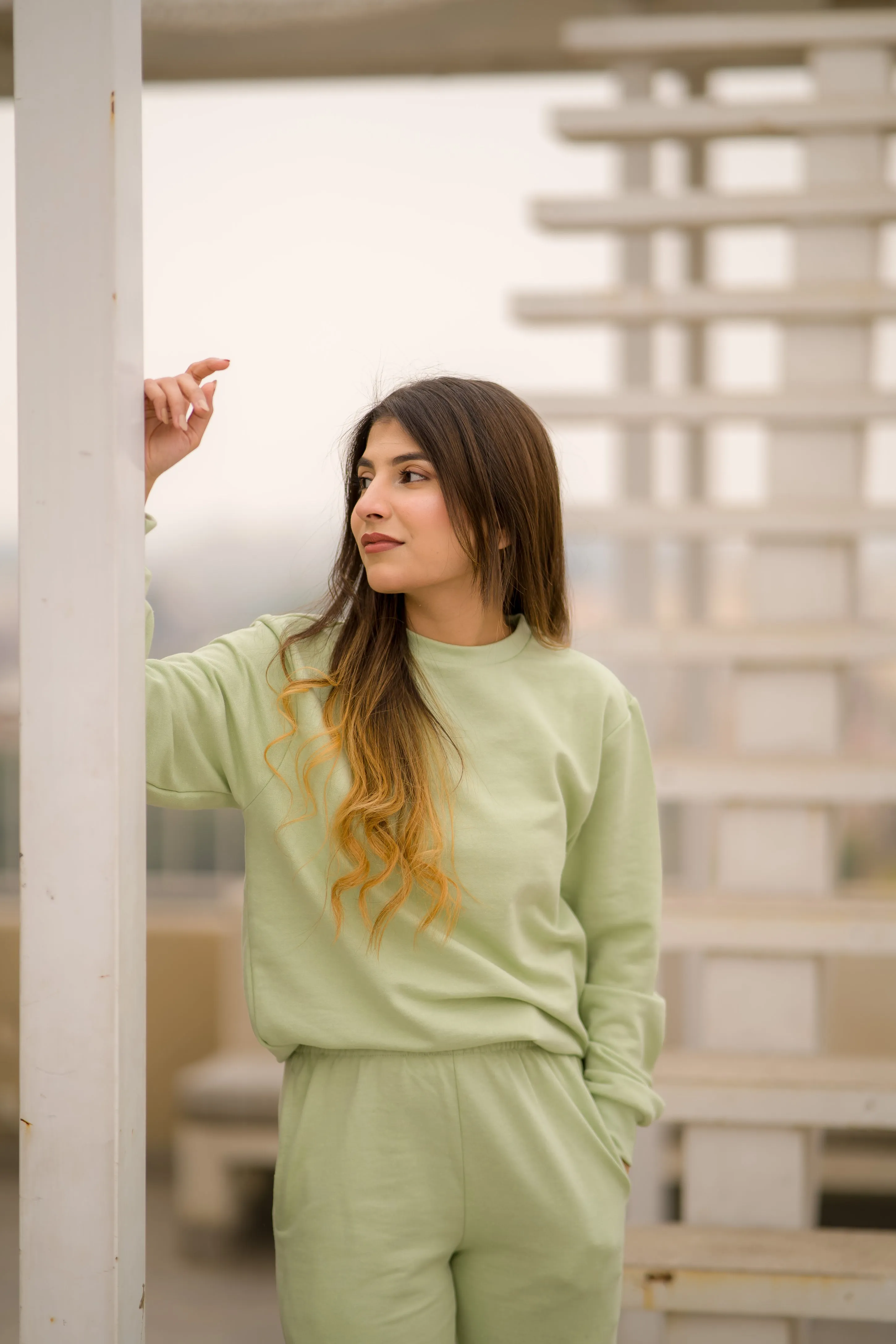 BASIC TERRY CO-ORD SET - Green