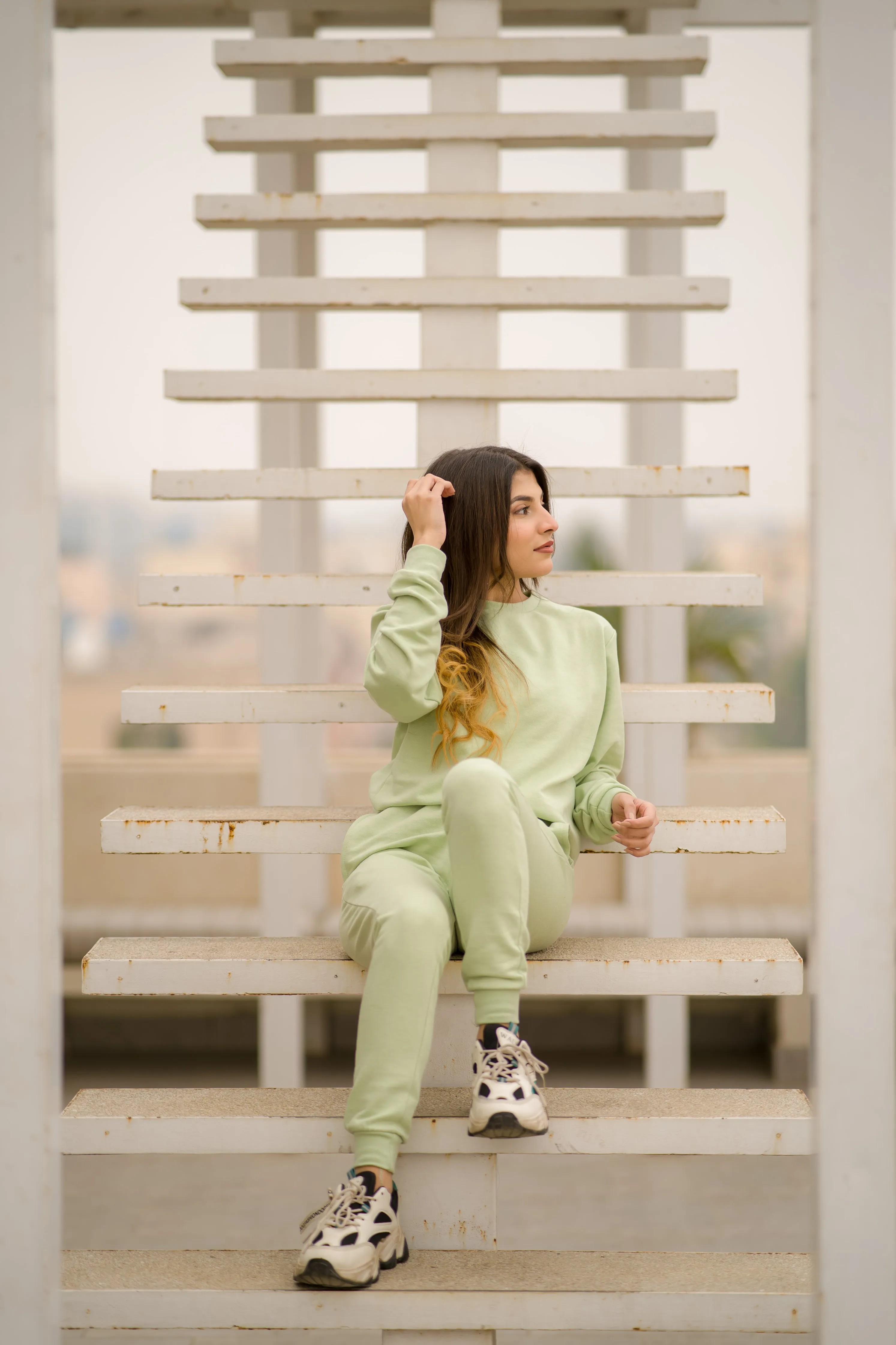 BASIC TERRY CO-ORD SET - Green