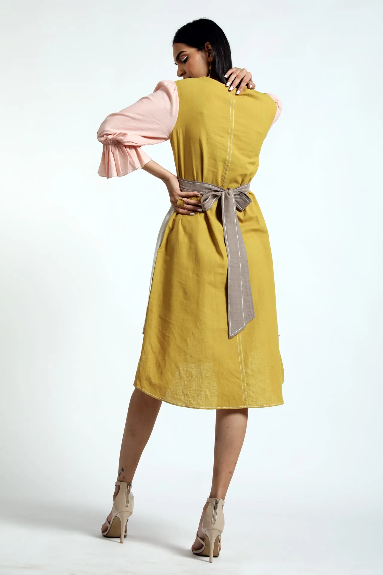 Batul - Panelled Dress With Pockets