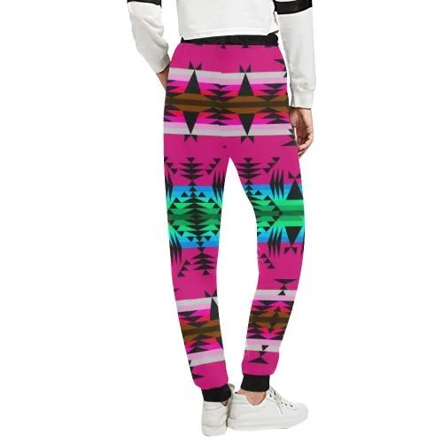 Between the Mountains Pink Women's Sweatpants