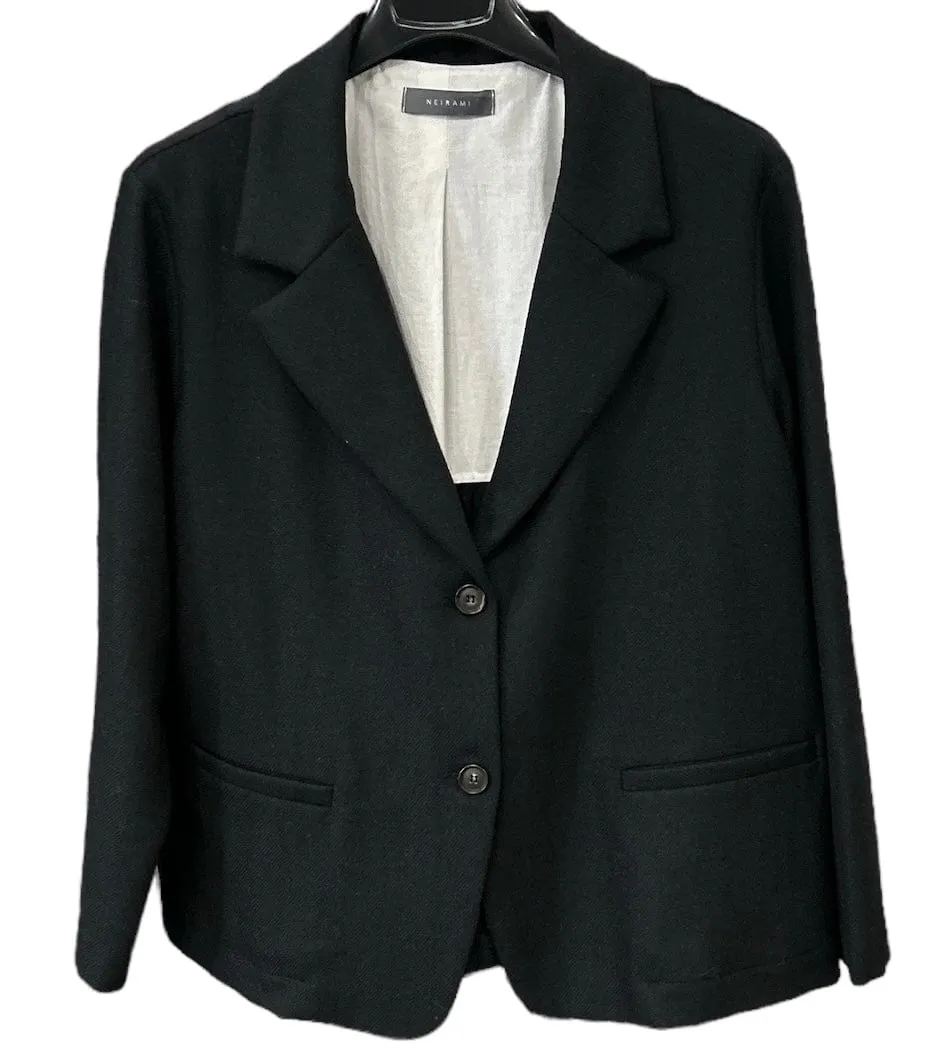 Blazer Flare Cut Black