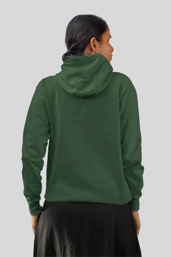 Bottle Green Hoodie for women
