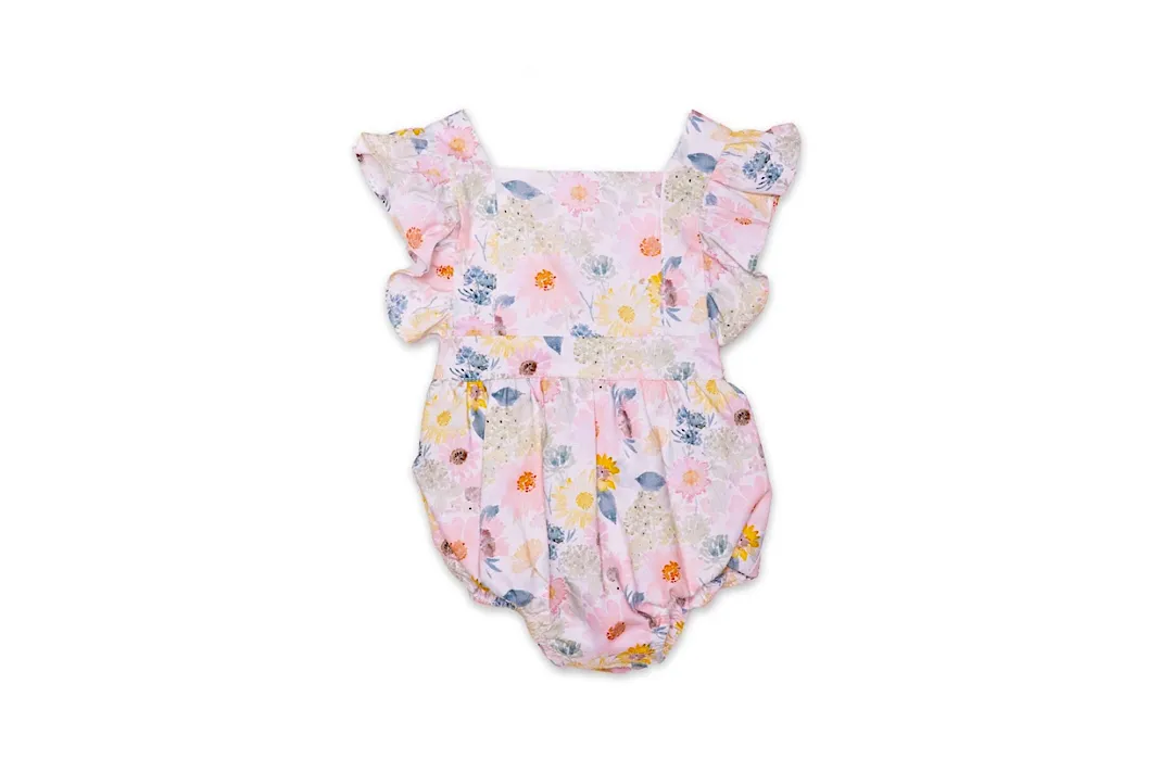 Bubble Romper in Blooming