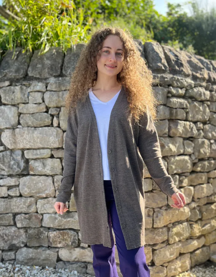 By Basics Two Way Cardigan in Earth Melange
