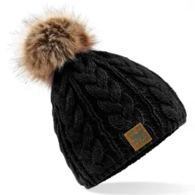 Cable Knit Beanie - Night Sky