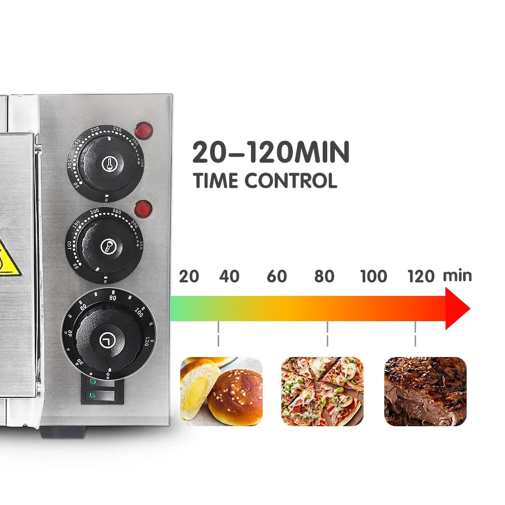 Commercial Bread Maker Single Layer Baking Oven Machine With Timer