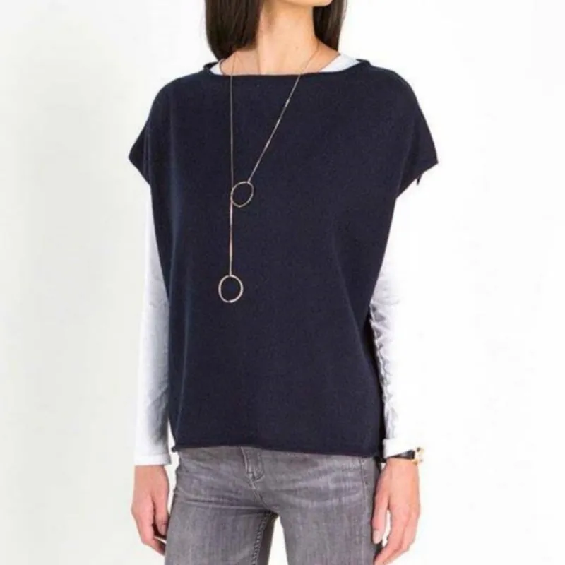 Custom Crew Neck 100% Wool Women’s Knitted Sweater