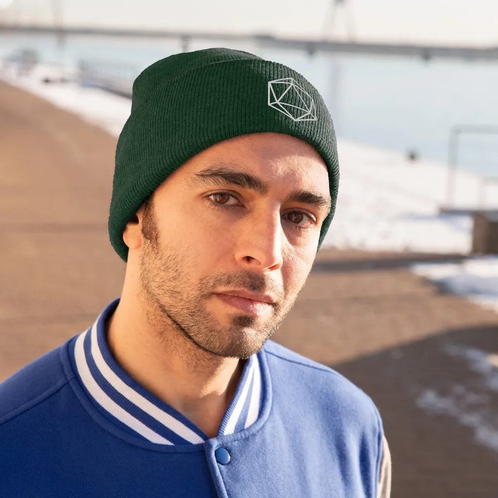 D20 DnD Gamer Knit Beanie