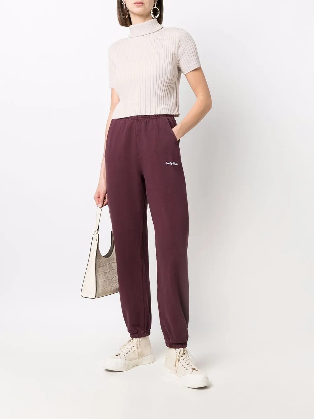 embroidered logo sweatpants