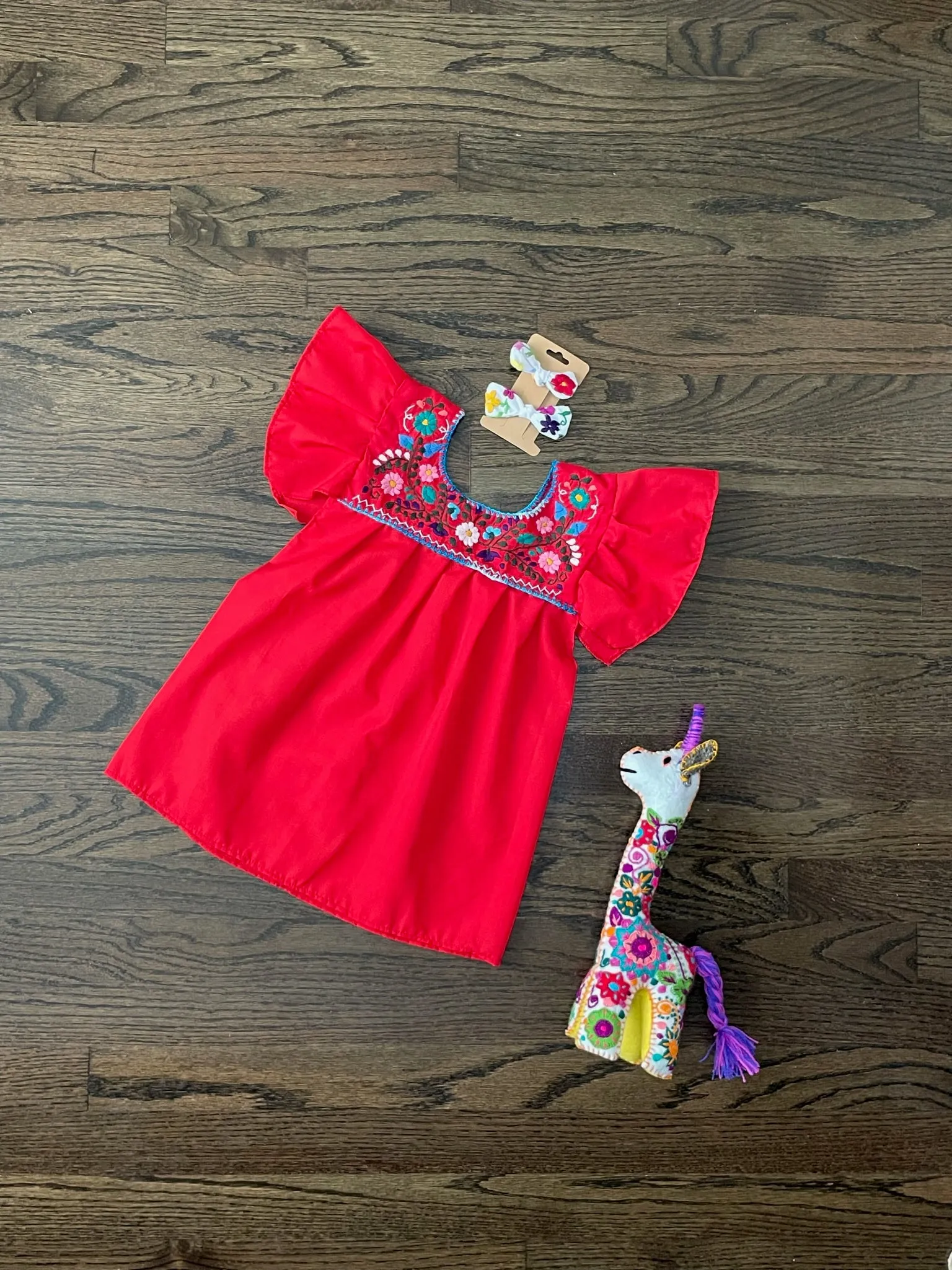 KA’AN Embroidered Toddler Dress