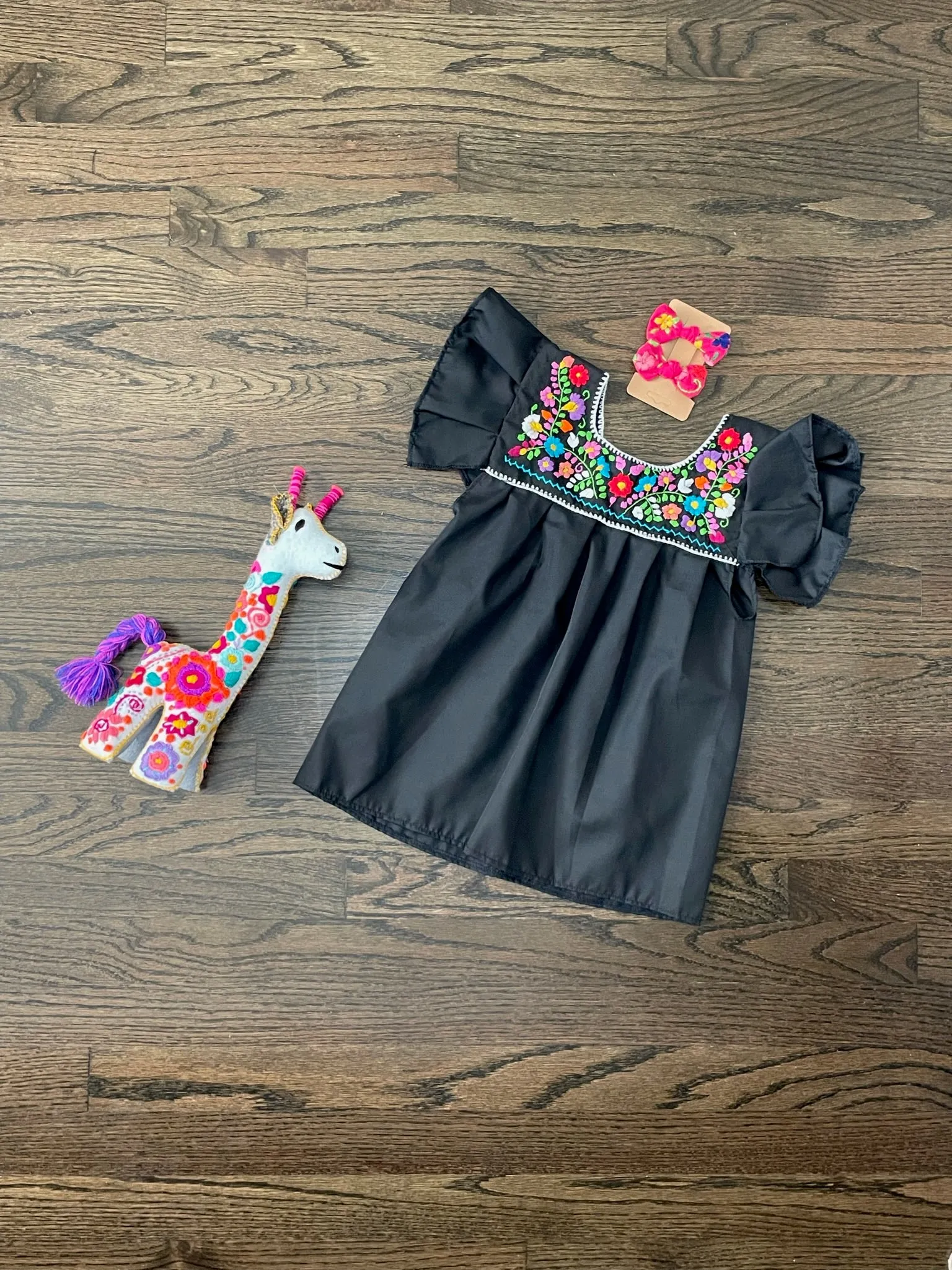 KA’AN Embroidered Toddler Dress