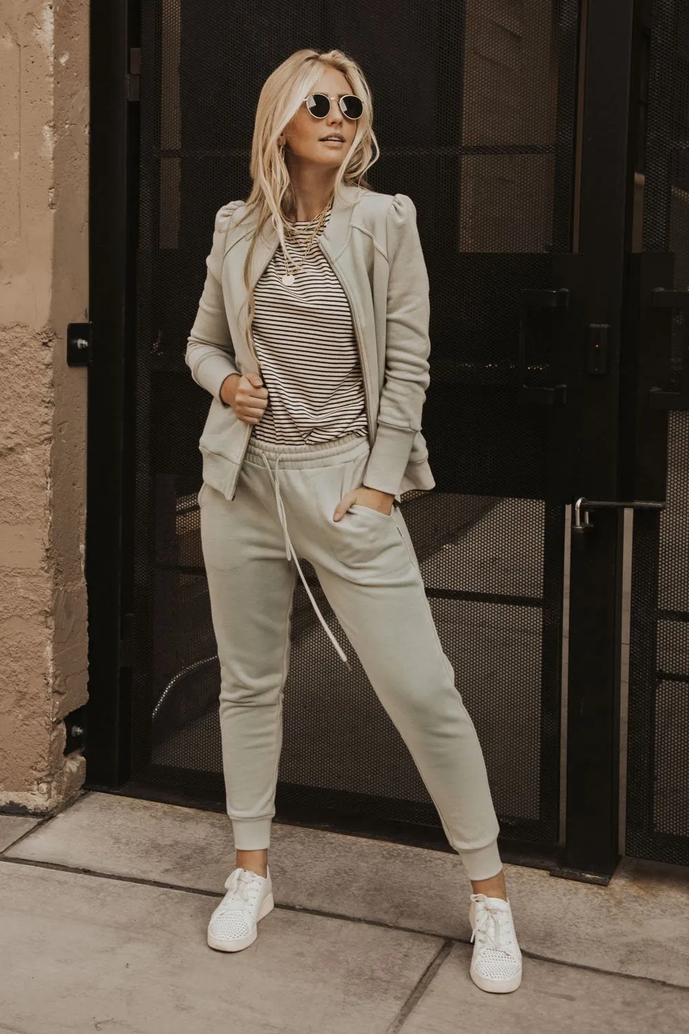 Kourtney Sweatpants in Sage
