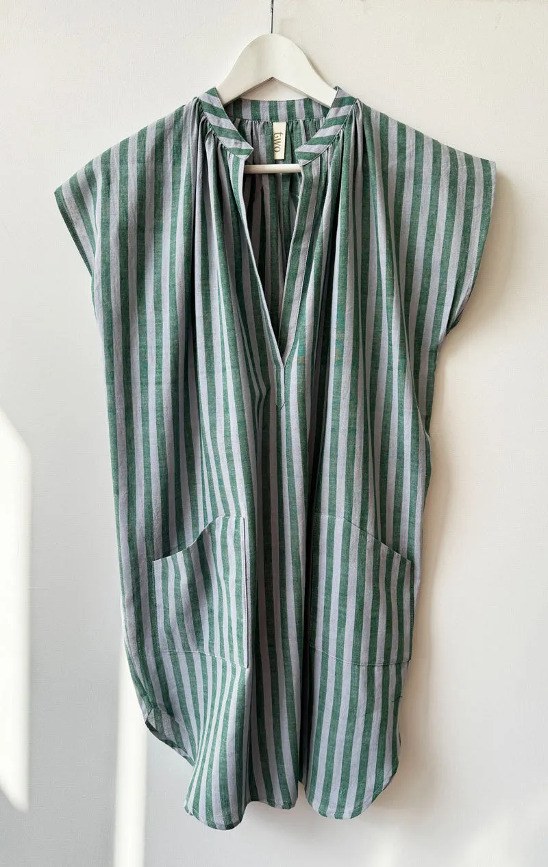 Lavender/ Green Pocket Tunic