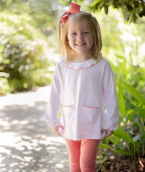 L/S Tunic Set- Lt. Pink Stripe