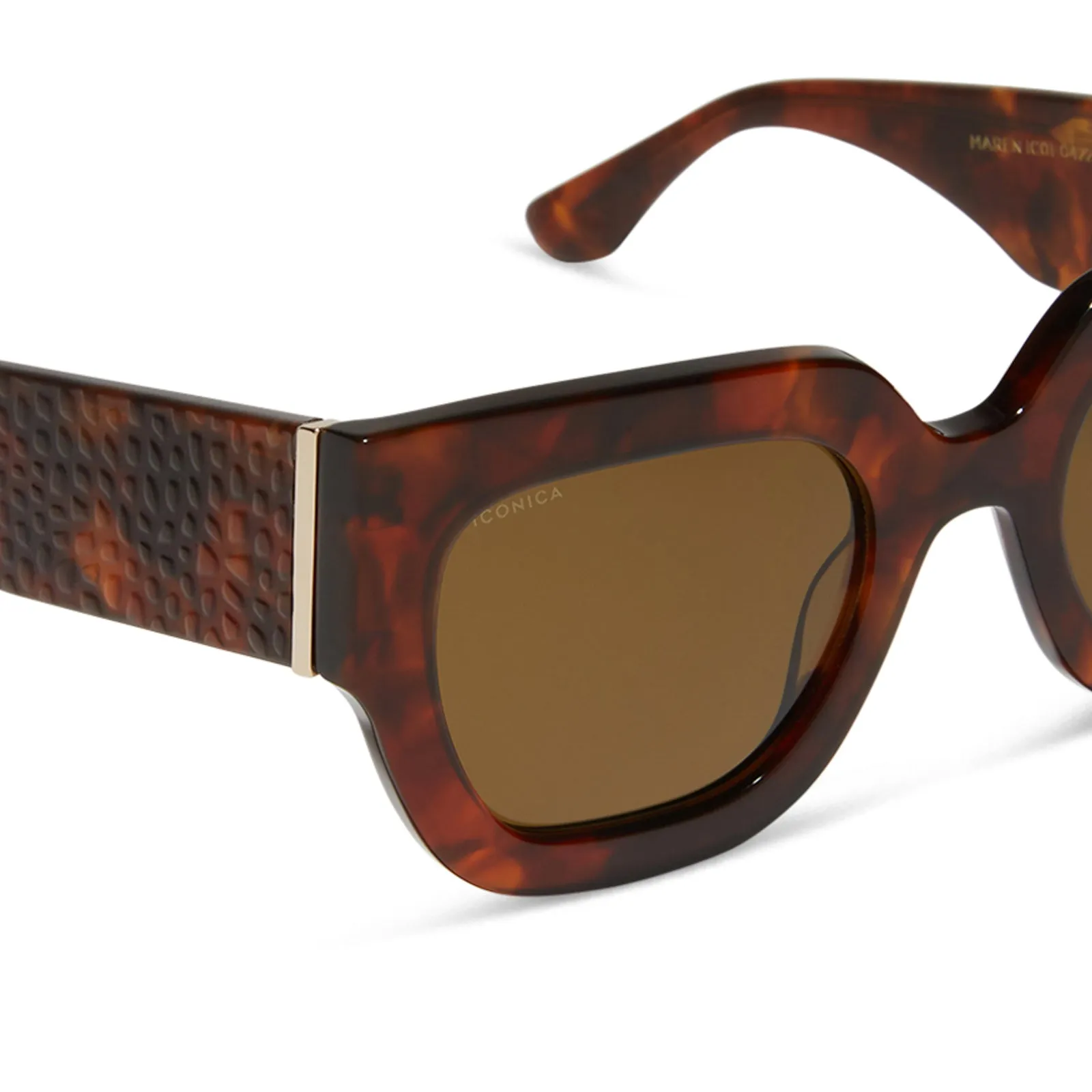 MAREN - SALTED CARAMEL TORTOISE   BROWN   POLARIZED SUNGLASSES