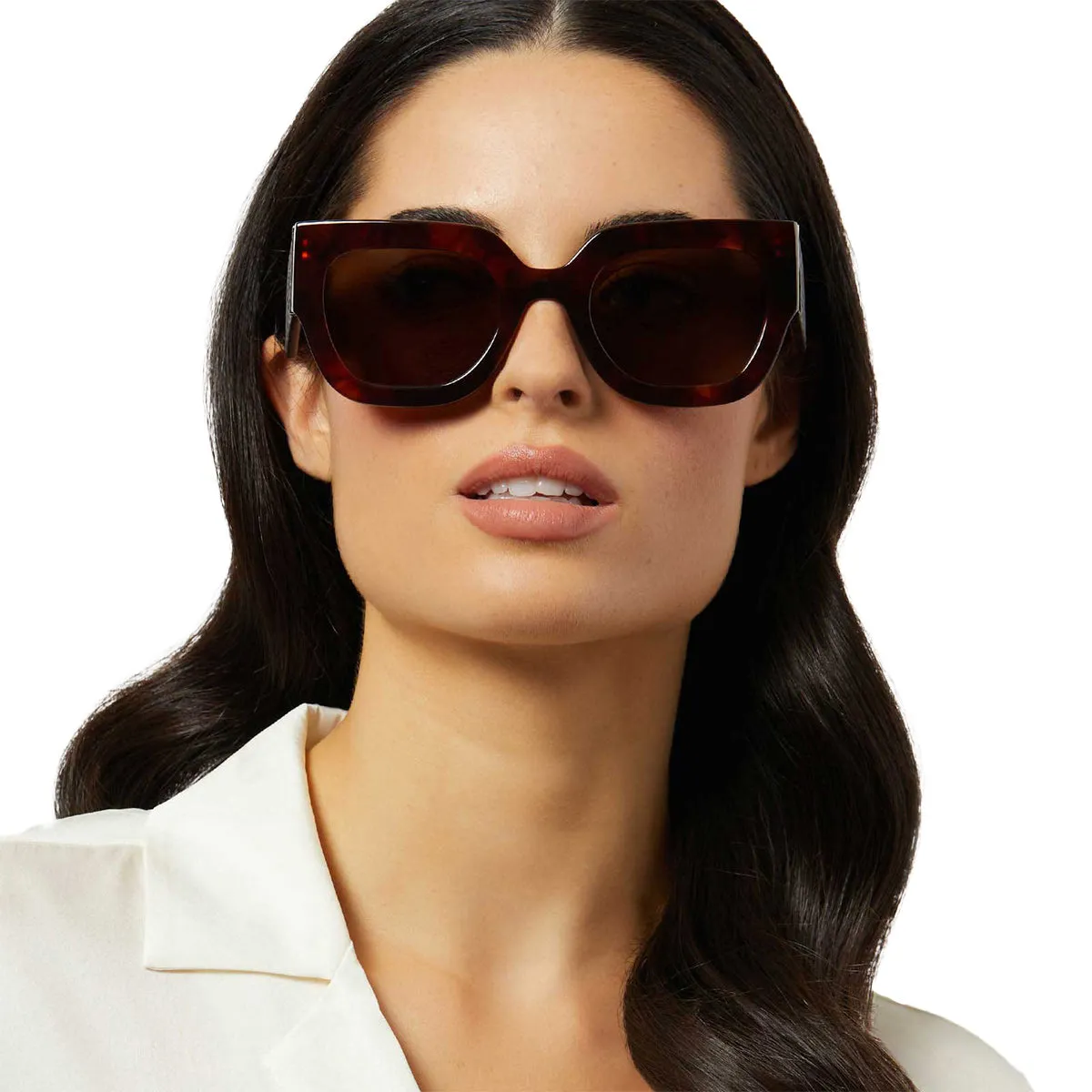 MAREN - SALTED CARAMEL TORTOISE   BROWN   POLARIZED SUNGLASSES