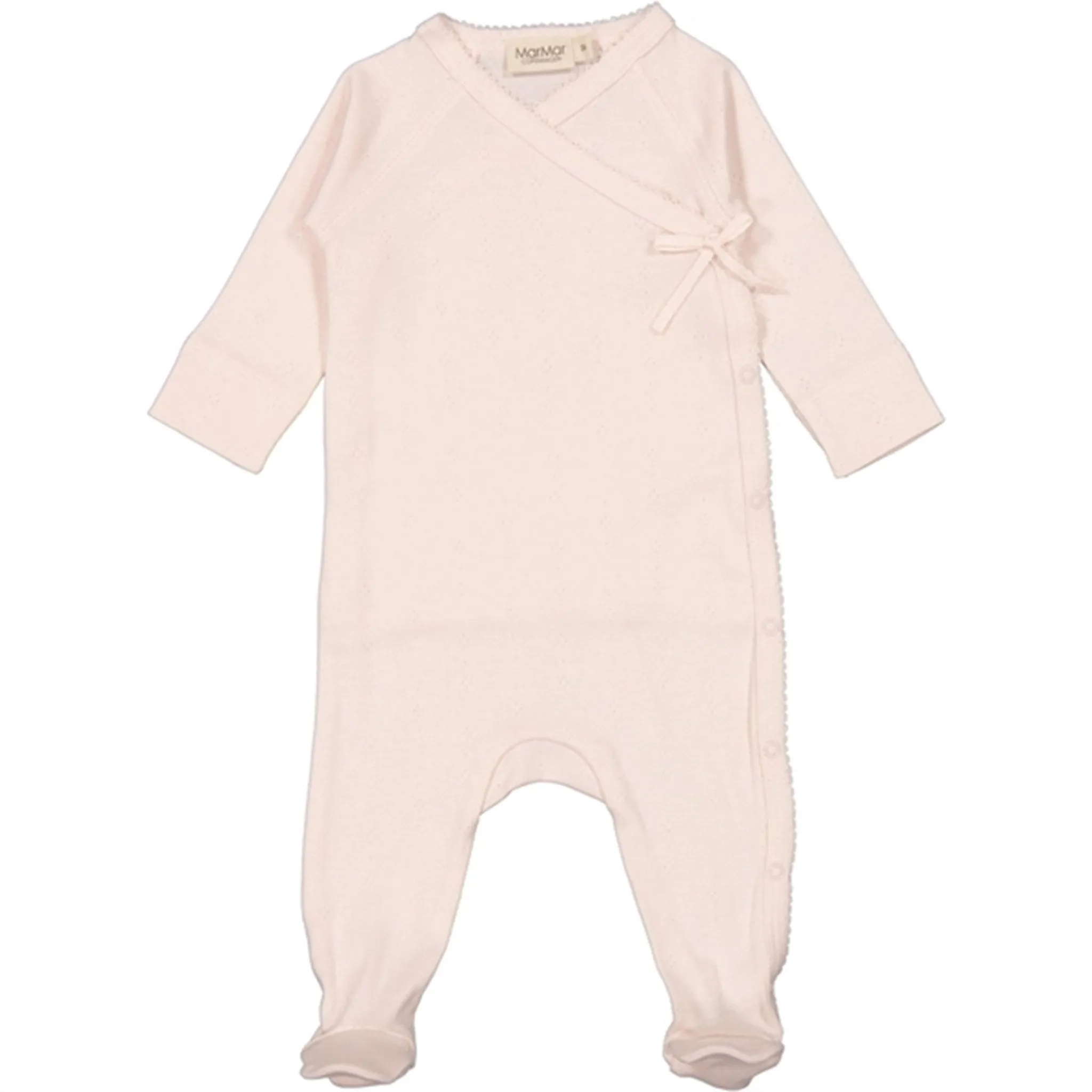 MarMar New Born Modal Pointelle Pink Dahlia Rubetta Romper