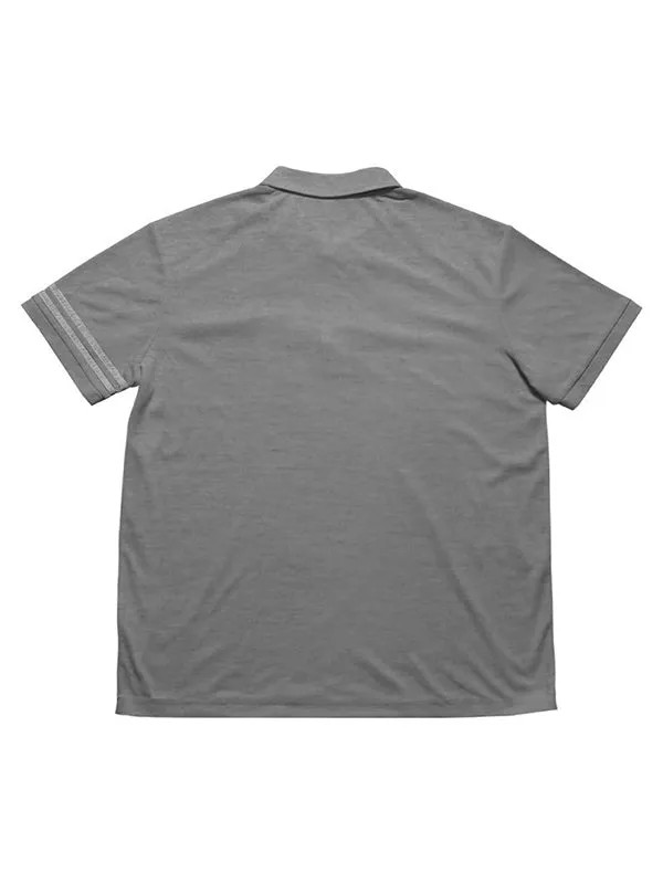 Men's Contrast Striped Polo Short Sleeve Tee