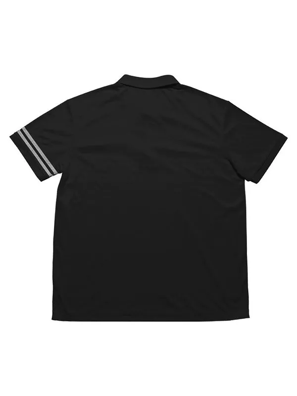 Men's Contrast Striped Polo Short Sleeve Tee