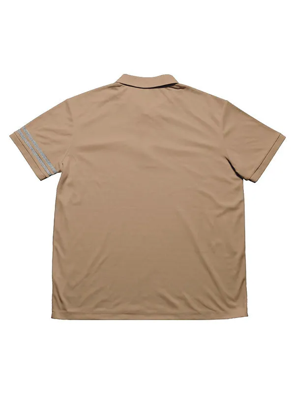Men's Contrast Striped Polo Short Sleeve Tee