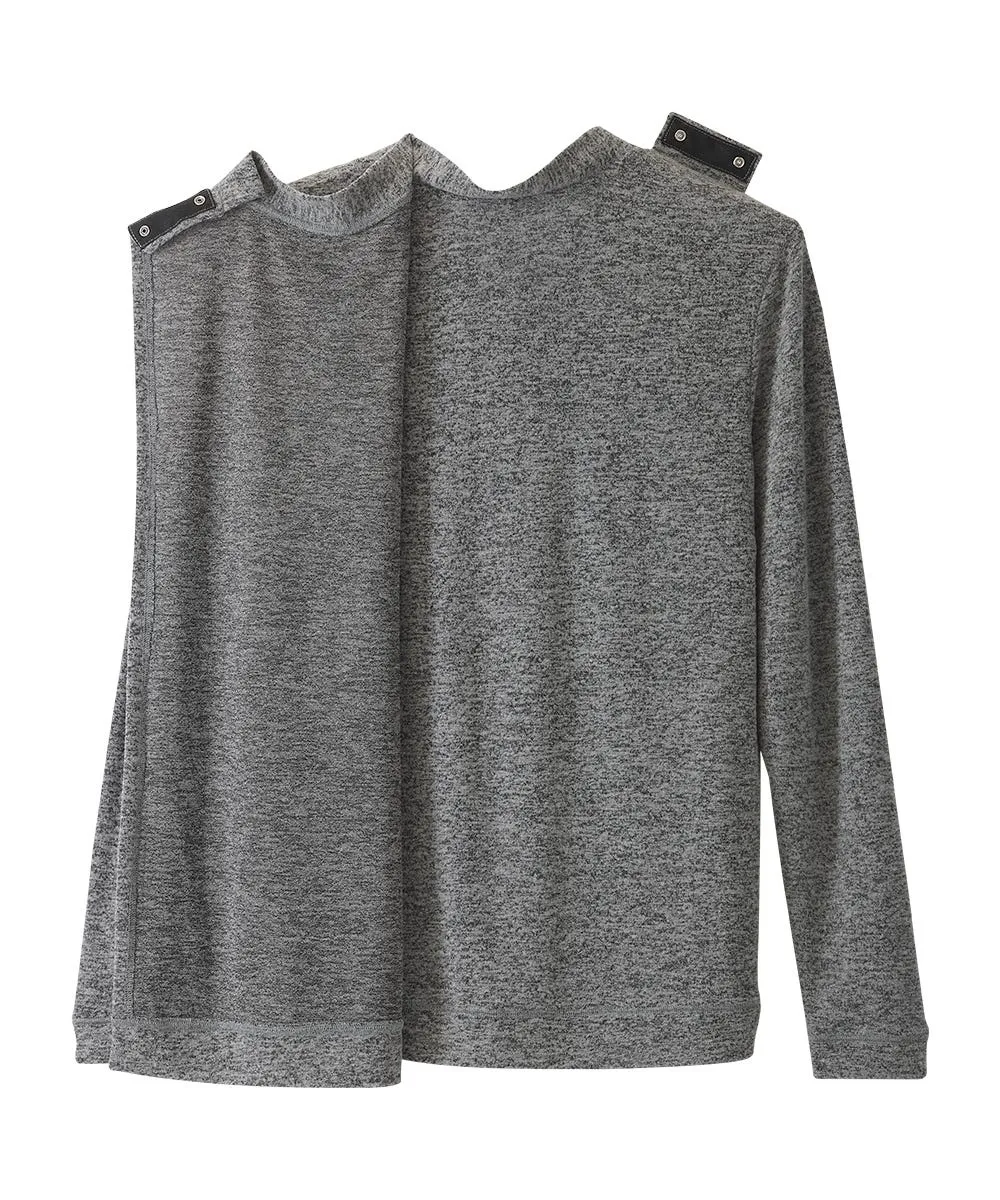 Men's Open Back Knit Cardigan