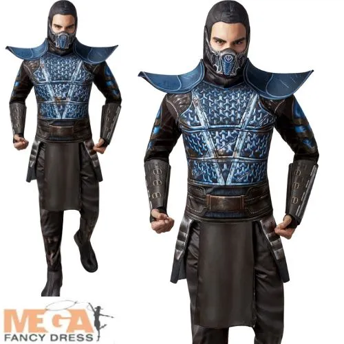 Mortal Kombat Licensed Sub Zero Men Costume