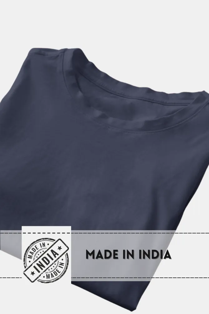 Navy Blue Oversized T-shirt for women