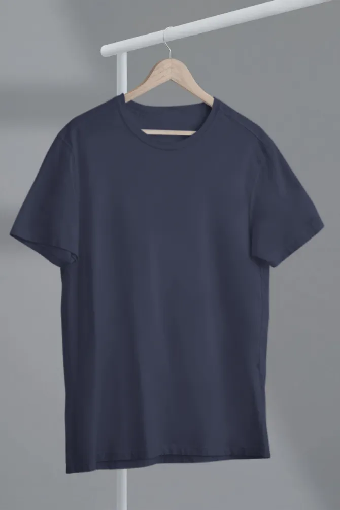 Navy Blue Oversized T-shirt for women