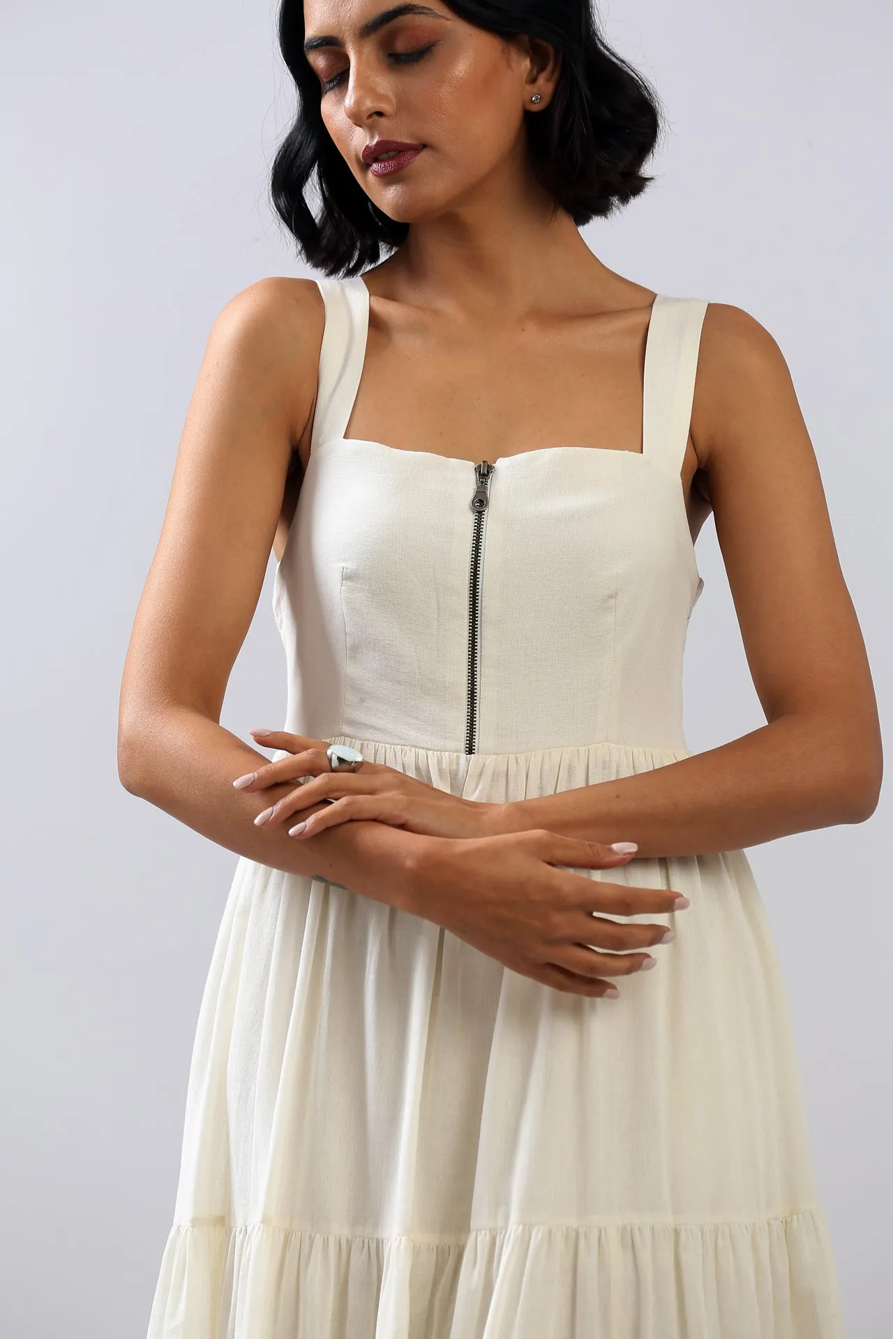 Neptune - Smocked Tier Long Dress