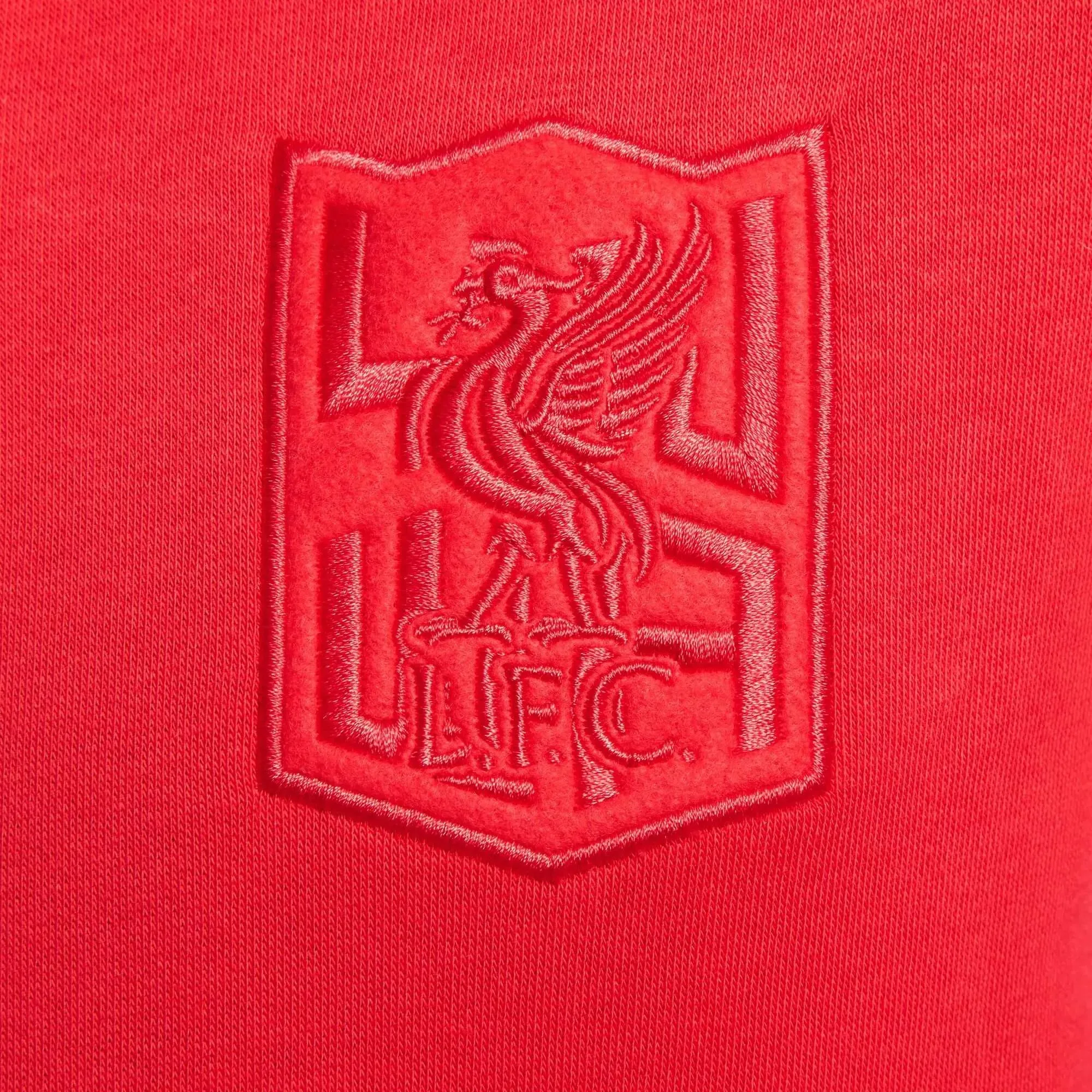 Nike 2024-25 Liverpool Youth Club Pullover Hoodie