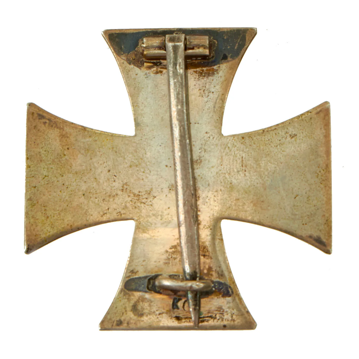 Original Imperial German WWI Prussian Iron Cross First Class 1914 with Pinback by the Royal Mint Order - EKI