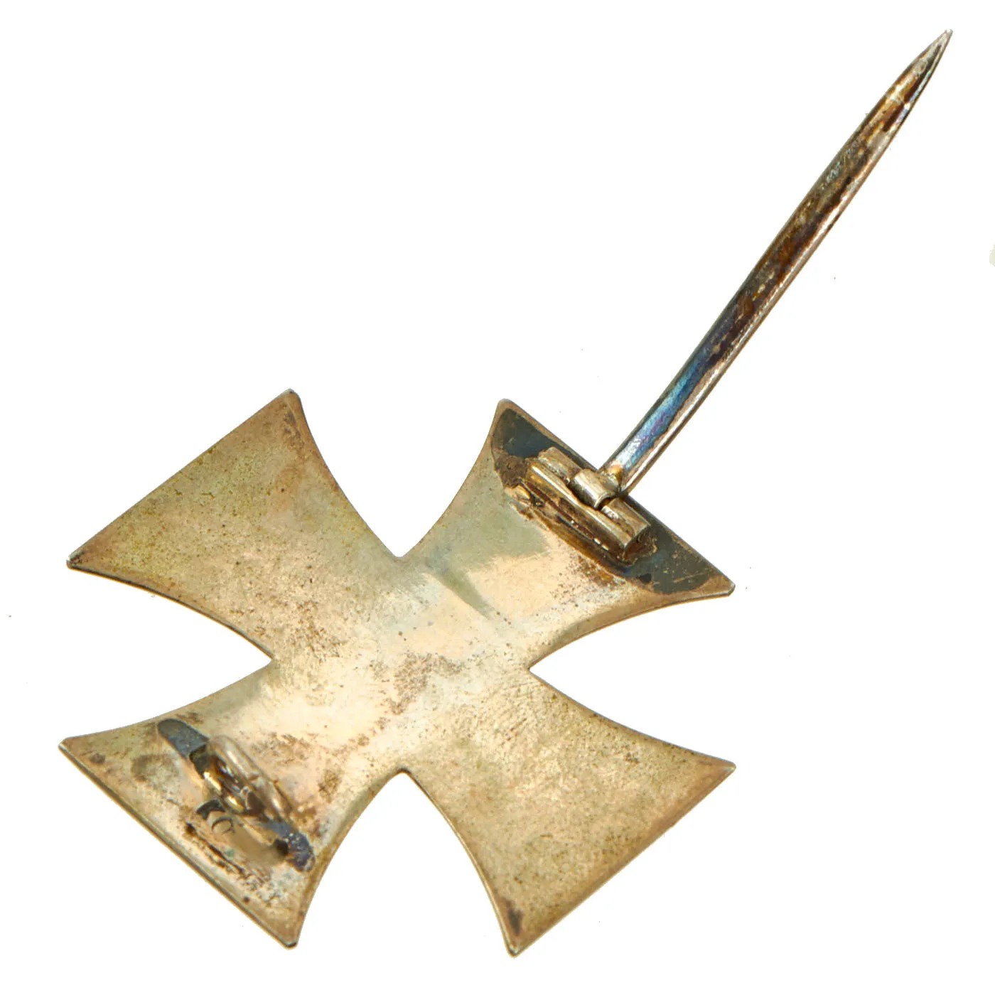 Original Imperial German WWI Prussian Iron Cross First Class 1914 with Pinback by the Royal Mint Order - EKI