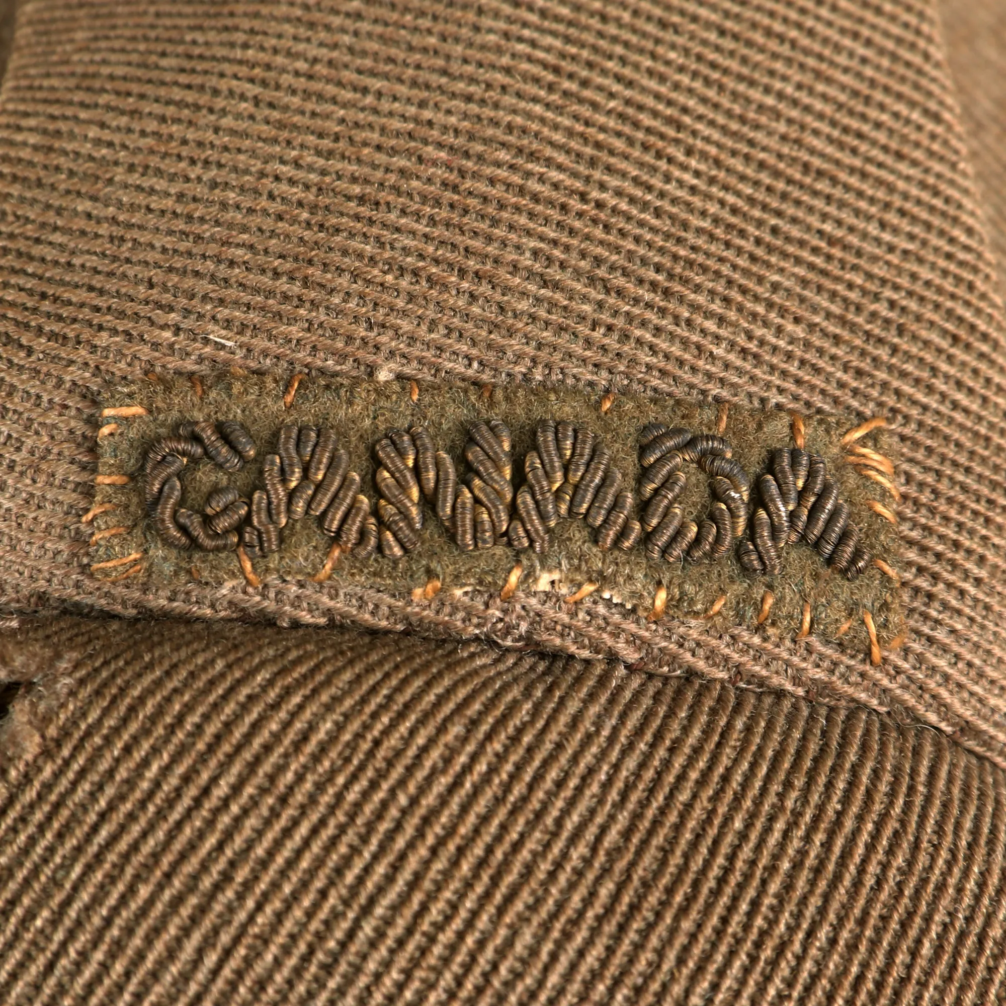 Original Pre-1916 WWI Canadian Royal Flying Corps Pilot Lieutenant Officers Cuff Rank Tunic with RAF Pilot’s Wings