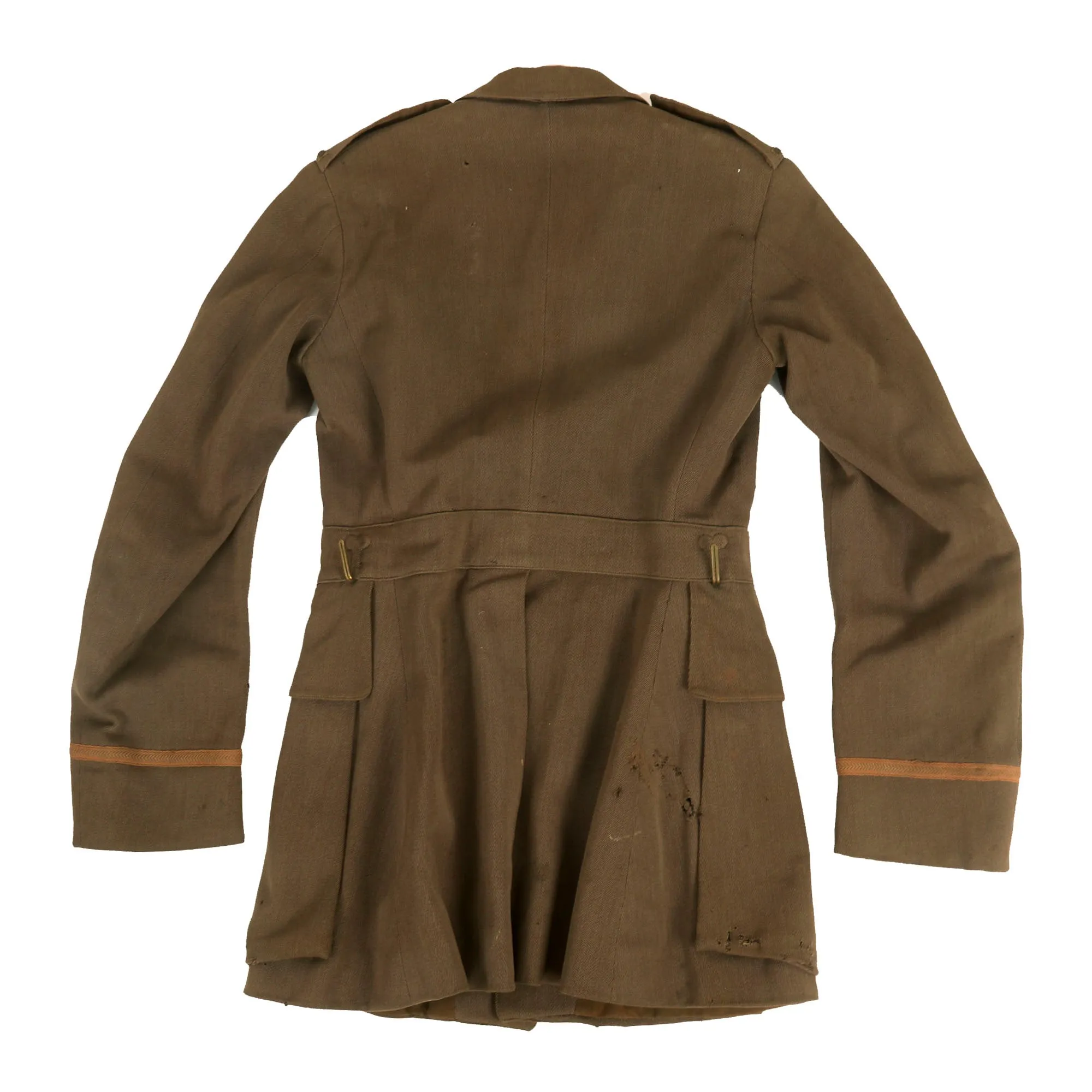 Original Pre-1916 WWI Canadian Royal Flying Corps Pilot Lieutenant Officers Cuff Rank Tunic with RAF Pilot’s Wings