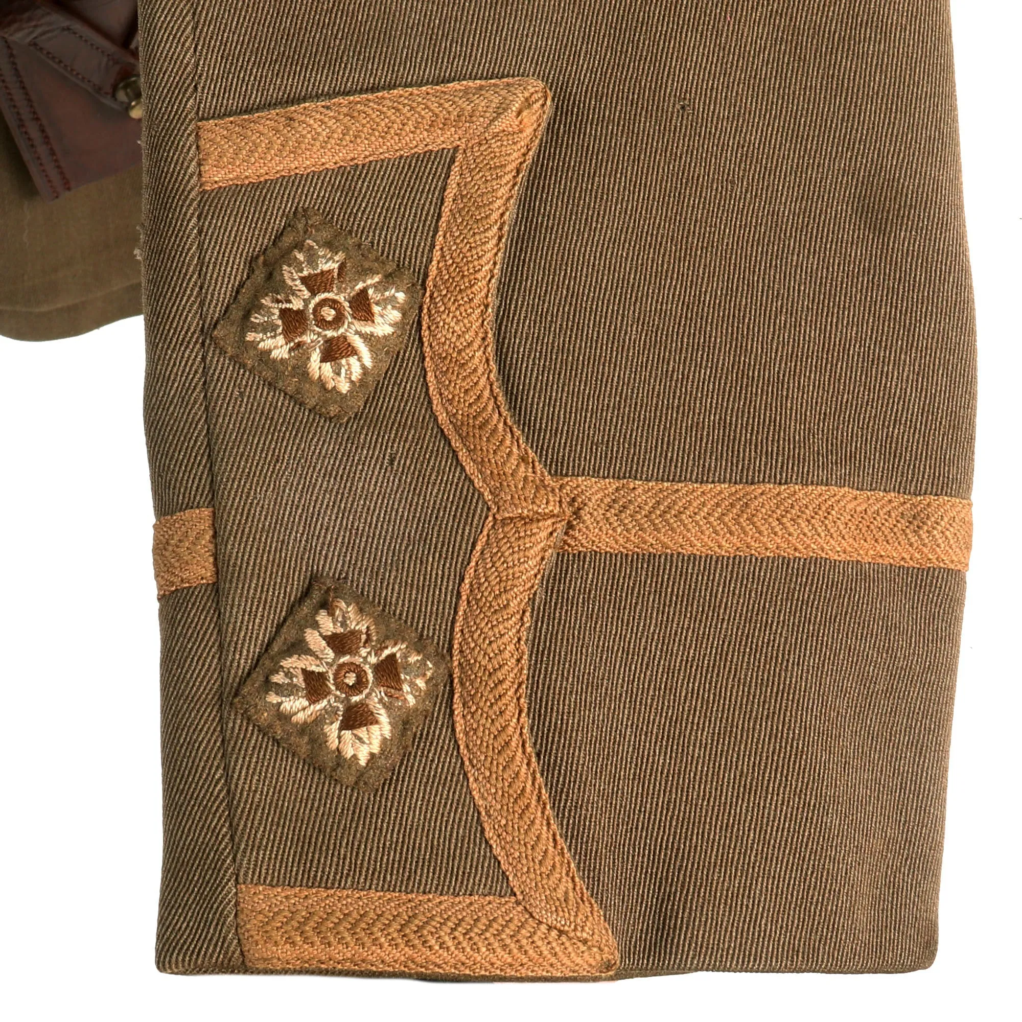 Original Pre-1916 WWI Canadian Royal Flying Corps Pilot Lieutenant Officers Cuff Rank Tunic with RAF Pilot’s Wings