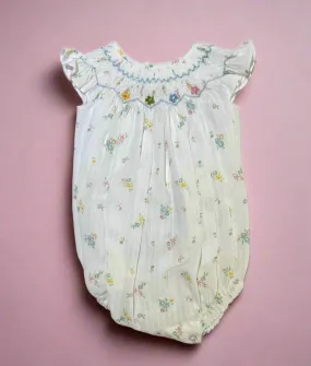 Smock Romper Flowers