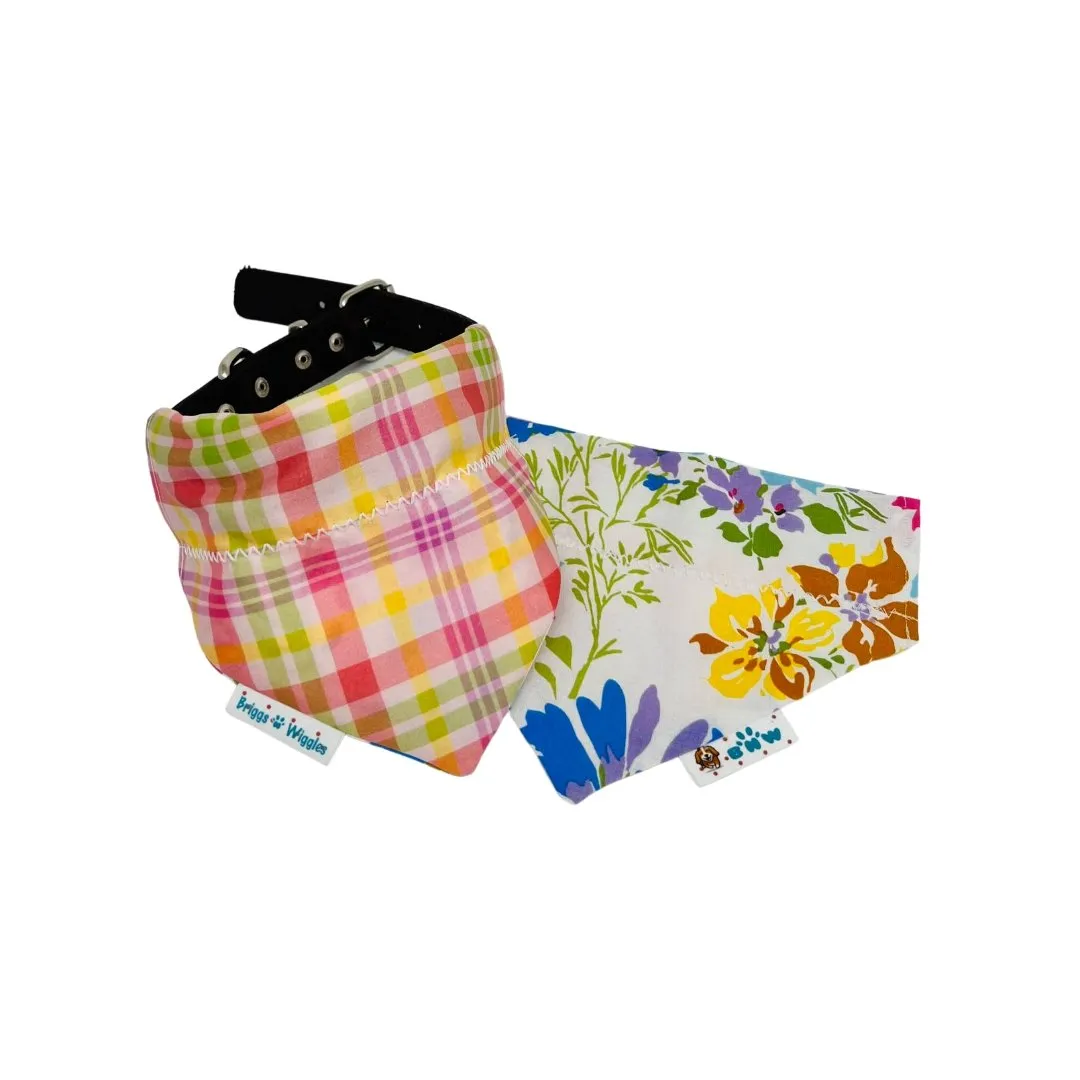 The Audrey Plaid Dog Bandana
