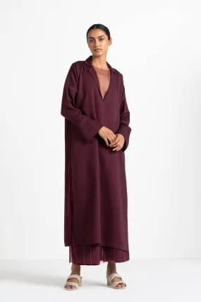 THREE   -   V-Neck Tunic Co Ord (Set Of 3)