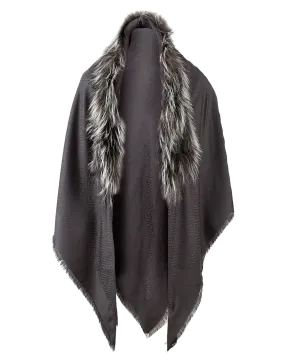 Touch Of Fur Shawl