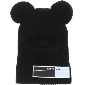 Warm Winter Knit Beanie Hats  Korean Style Wool Outdoor Ski Windproof Scarf Unisex