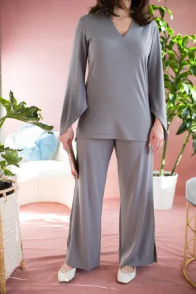 Wide-leg Palazzo Style Loungepants — The Claire I