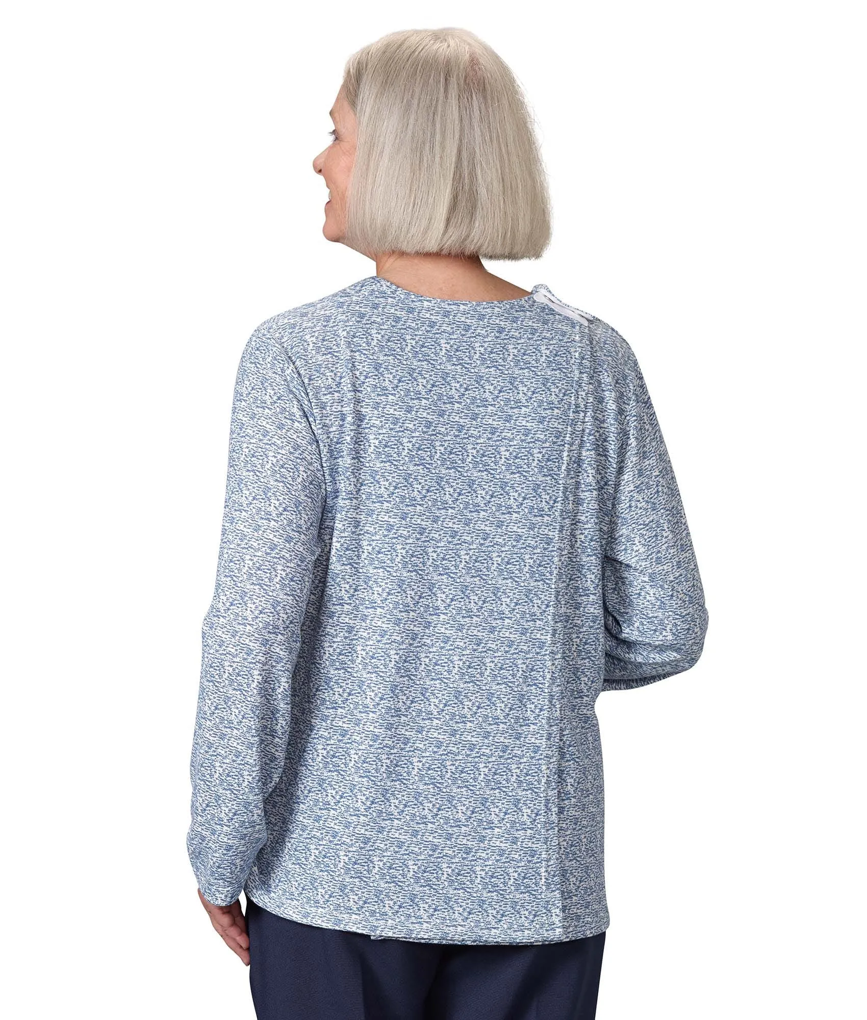 Women's Long Sleeve Open Back Sweater Knit Top - Clearance