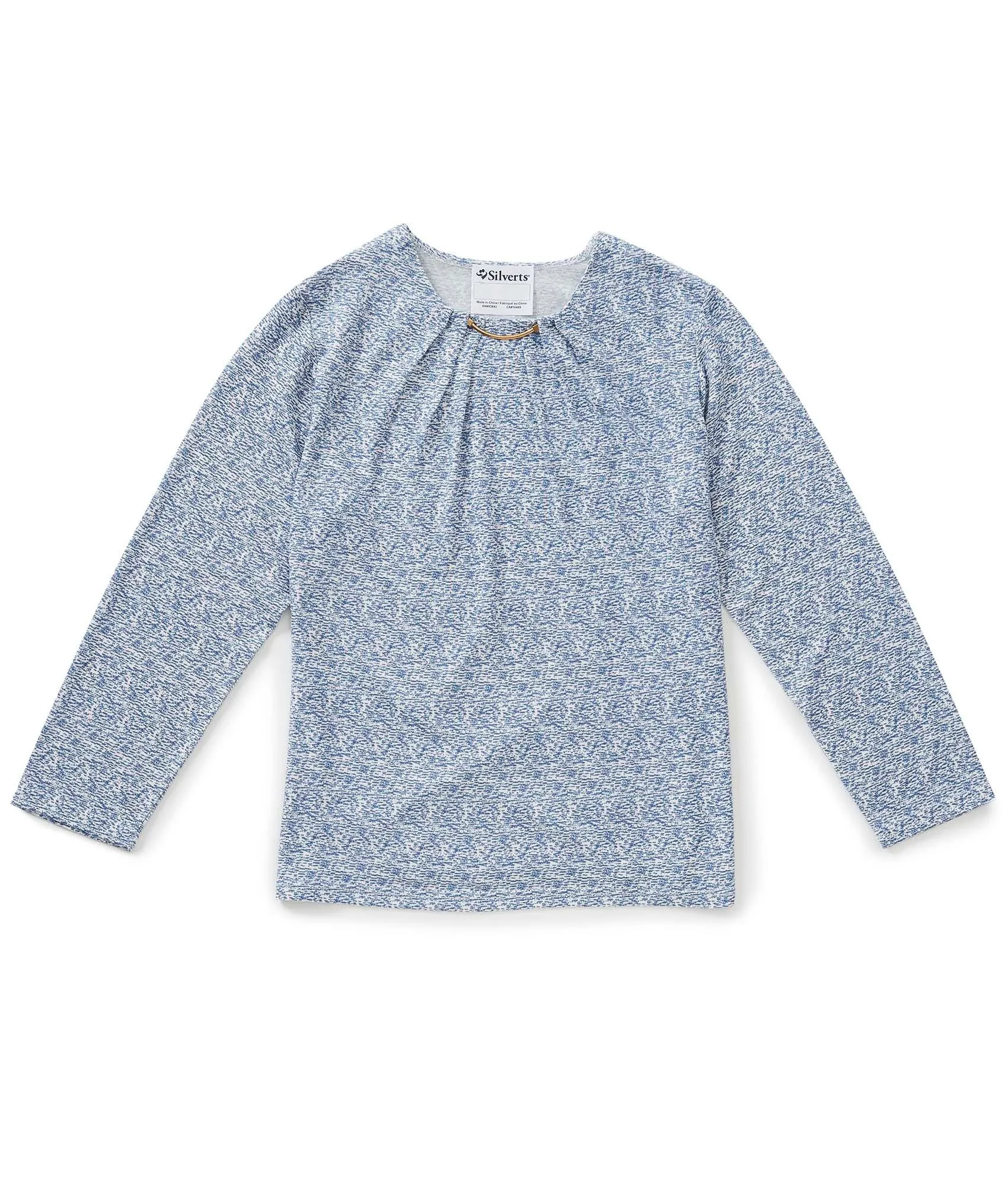 Women's Long Sleeve Open Back Sweater Knit Top - Clearance