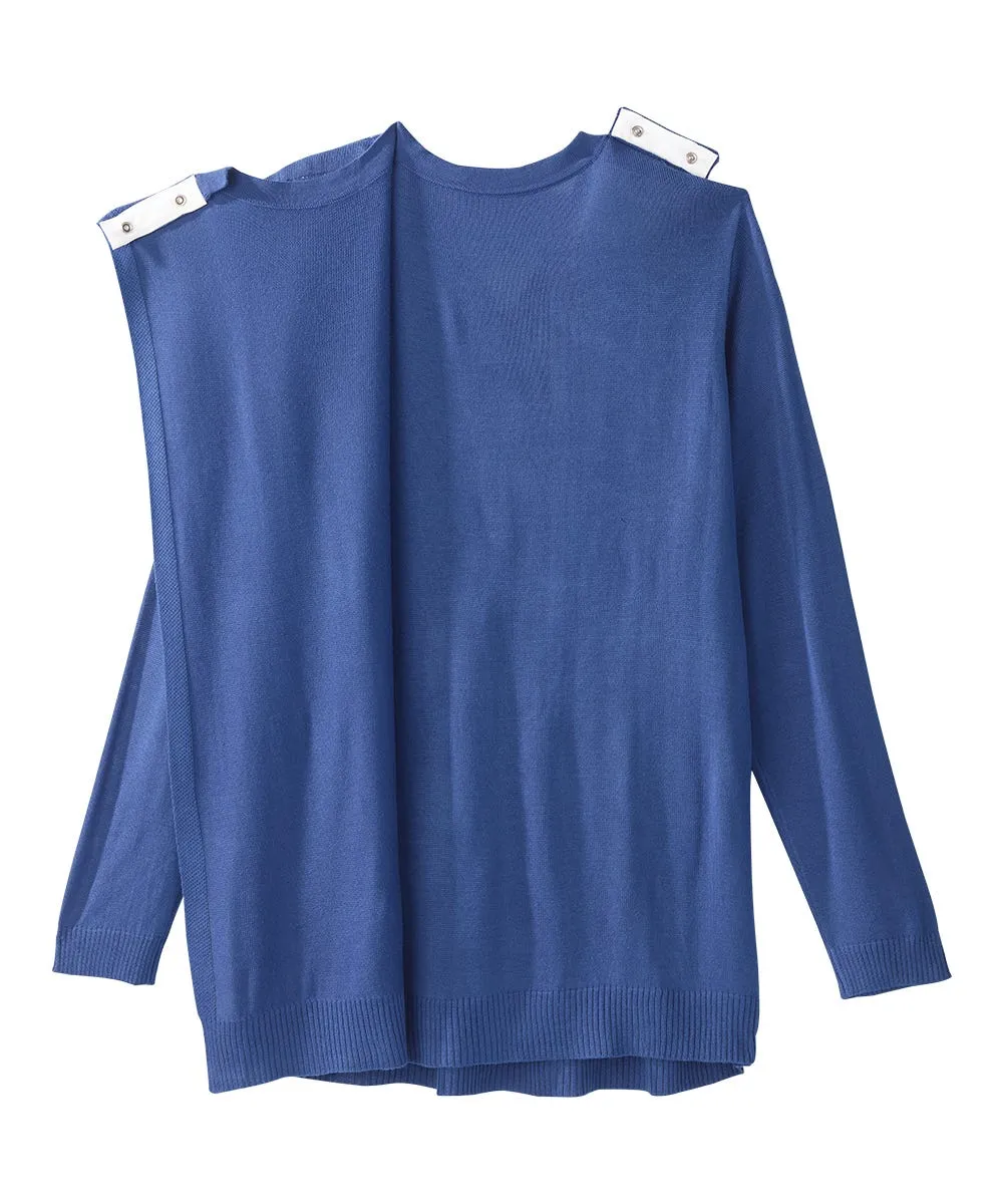 Women's Open Back Stripe Sweater