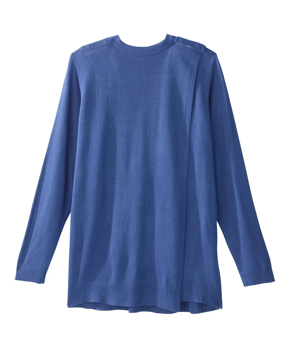 Women's Open Back Stripe Sweater